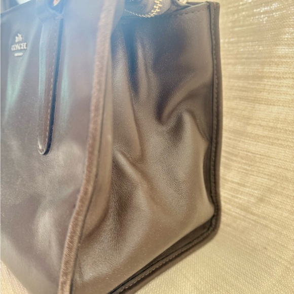 Coach Dark Brown Leather Crosby Carryall - Picture 3 of 10